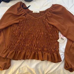 Arula cropped blouse with tags